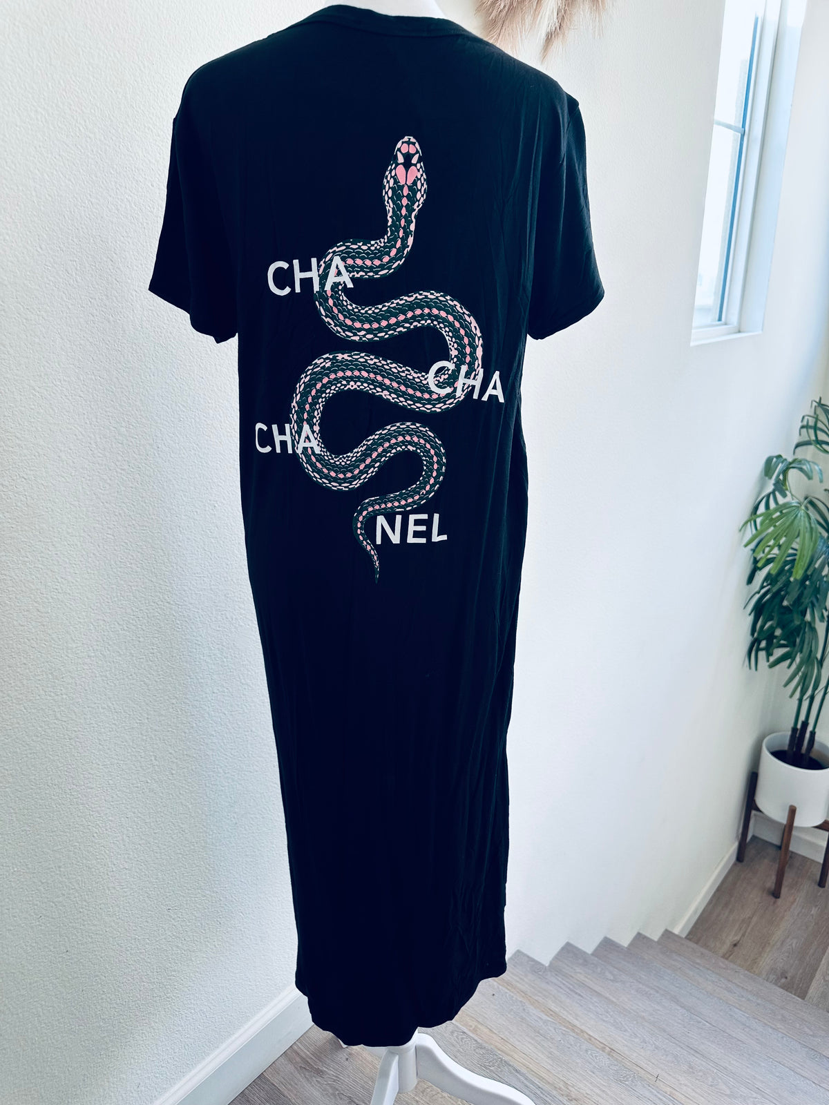 LA/TC CHA CHA NEL T-SHIRT DRESS