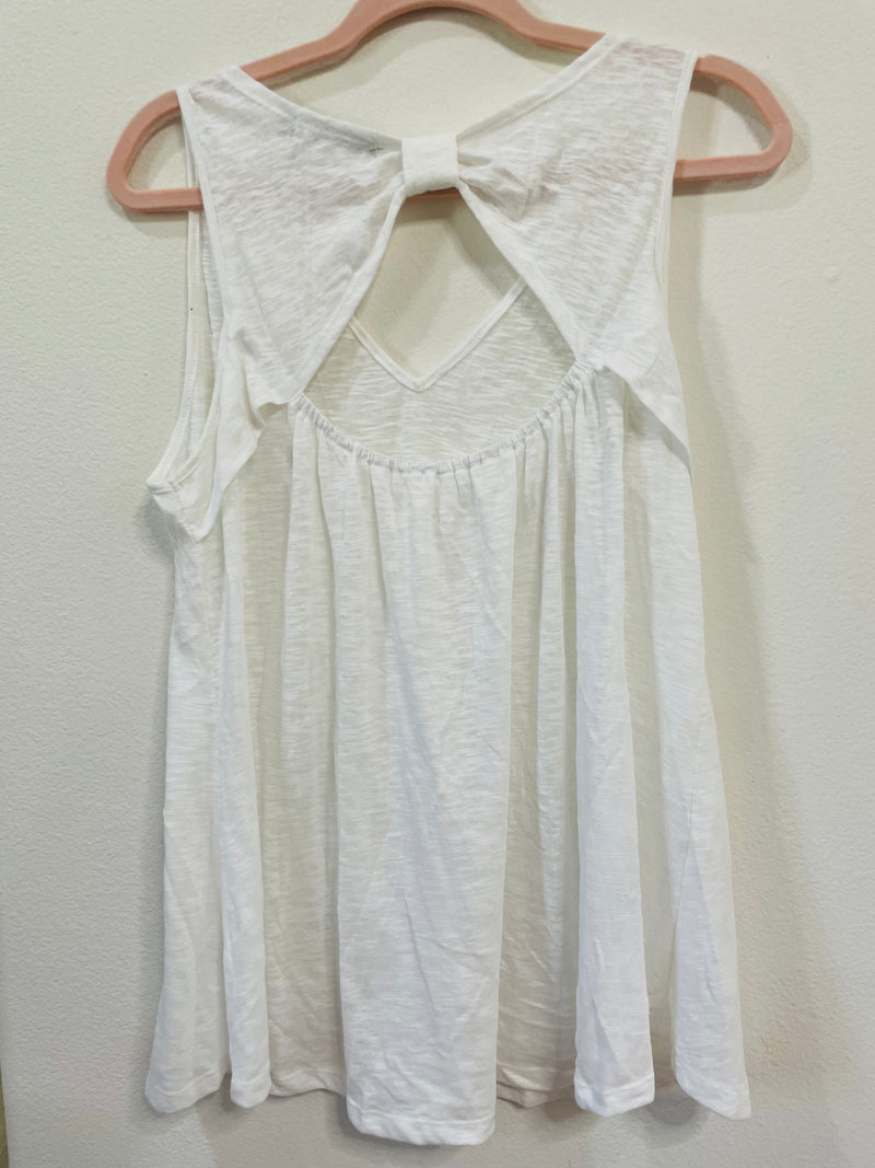 DOE & RAE TANK WOTH BOW DETAIL IN BACK