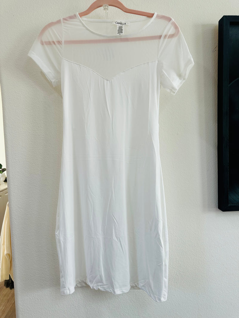 CAPELLA SHORT SLEEVE SWEETHEART DRESSES