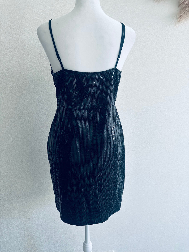 SEQUIN SLIP DRESS