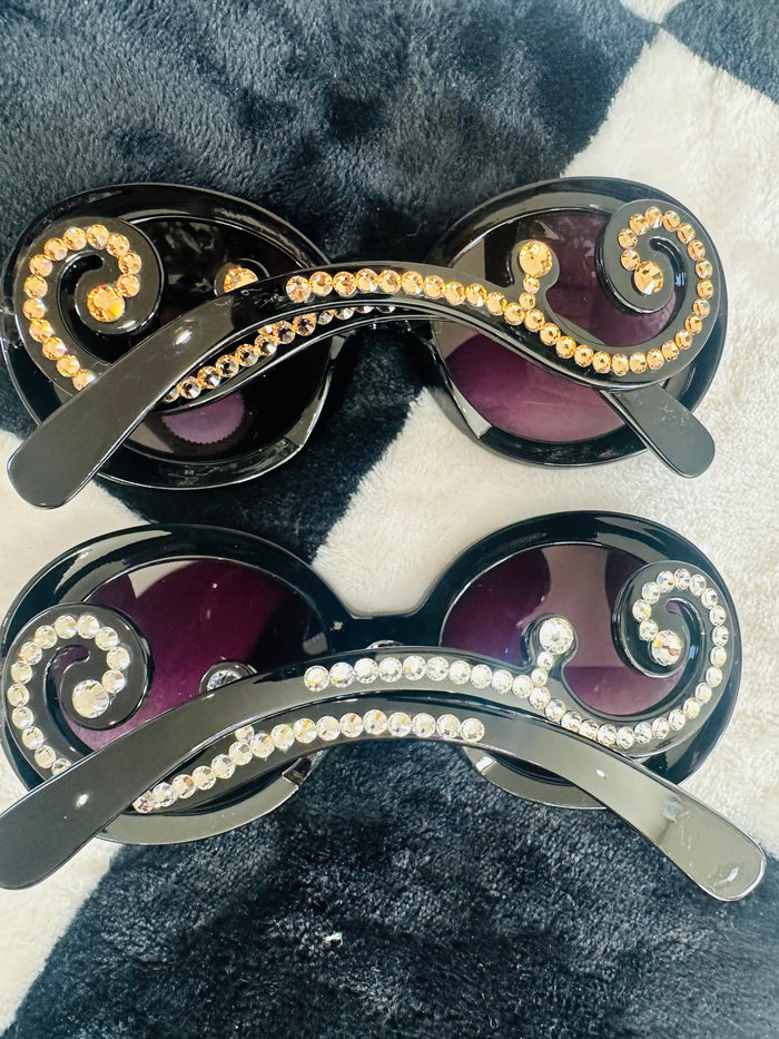 SWIRL BLING SUNGLASSES