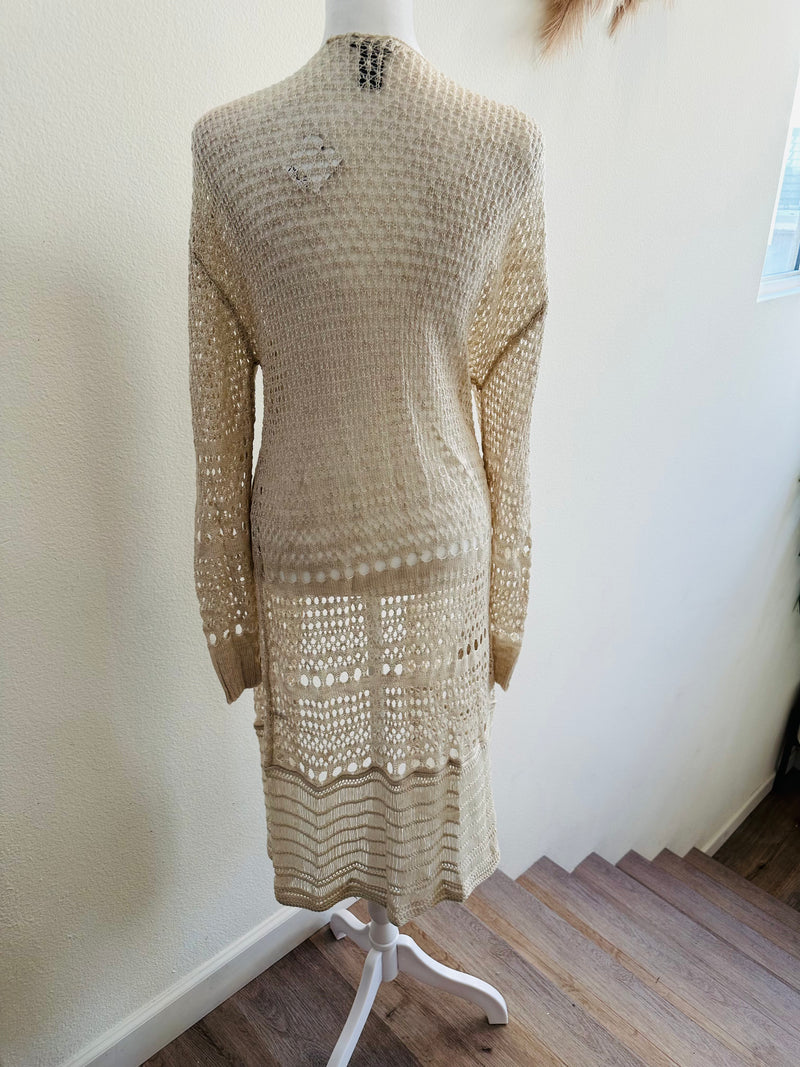 BOHO CROCHET LONG CARDIGANS