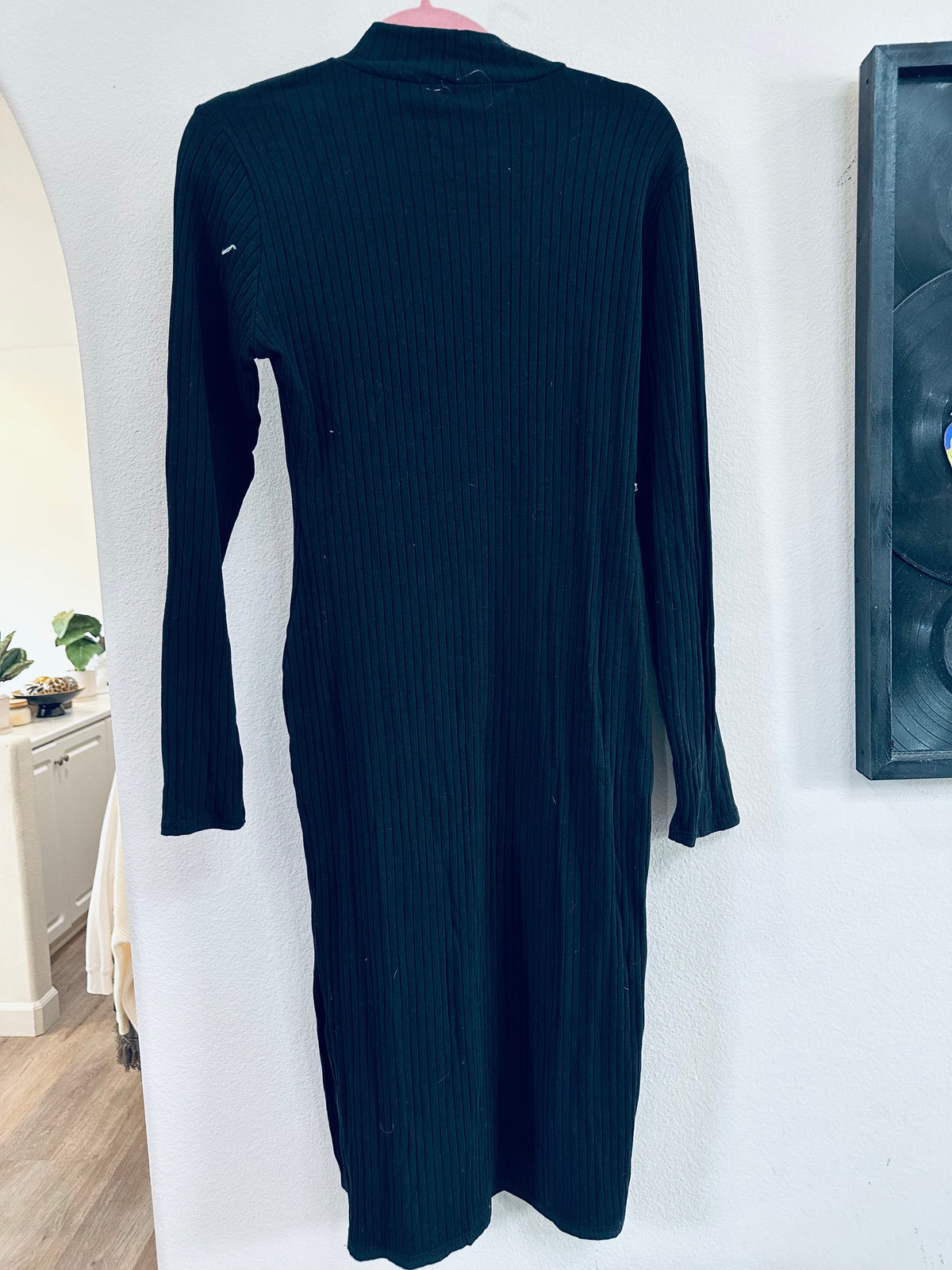 HEART & HIPS RIBBED SWEATER DRESS