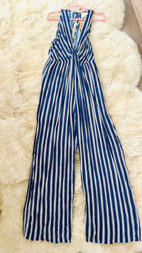 STYLE RACK STRIPED JUMPSUIT