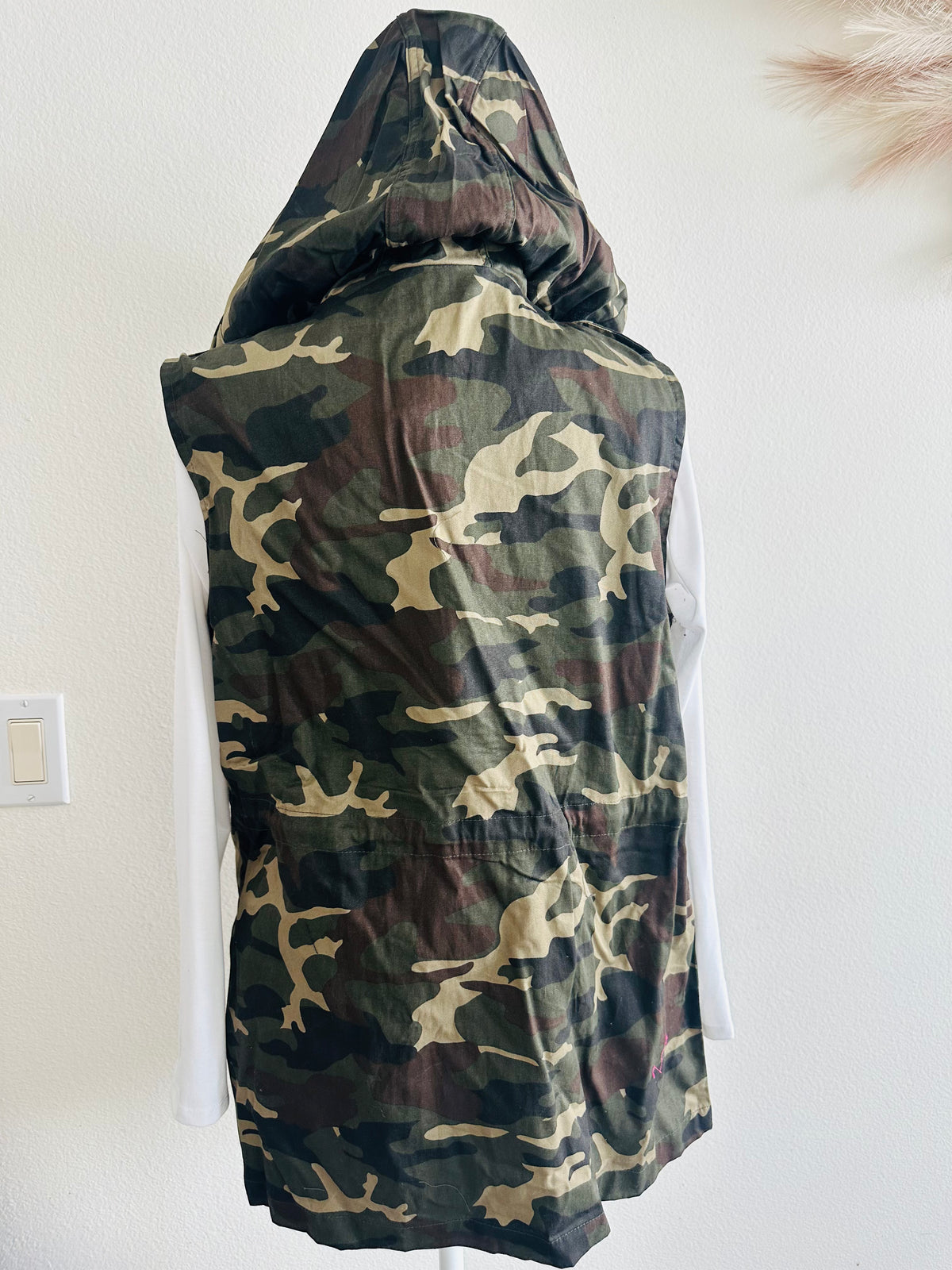 ZENDANA CAMO LONG OUTDOOR VEST