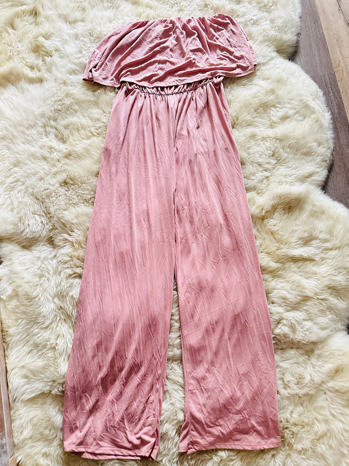 TUBE TOP JUMPSUIT