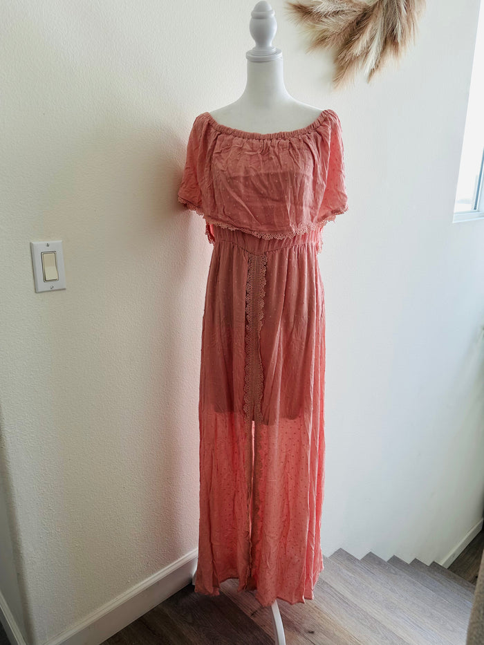 LLOVE ON/OFF SHOULDER COUNTRY DRESS