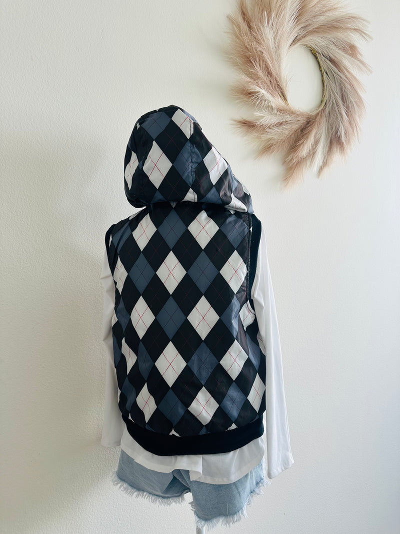 PLAID VEST