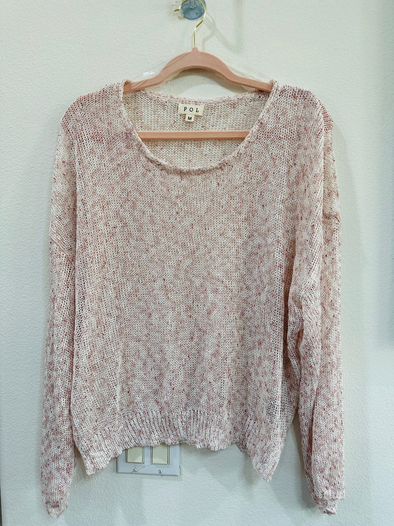 POL SHEER SWEATER