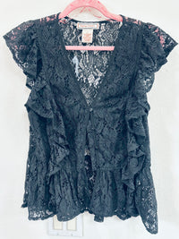 FLYING TOMATO LACE VEST OVERLAY