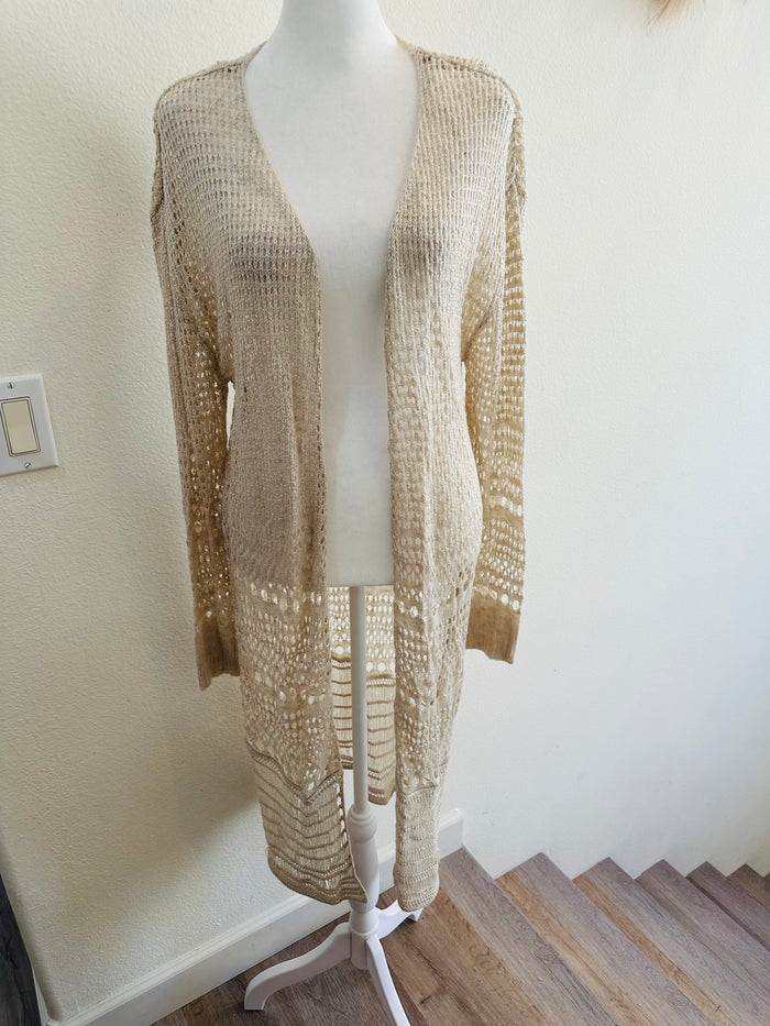 BOHO CROCHET LONG CARDIGANS