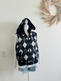 PLAID VEST