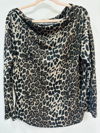 LEOPARD OFF SHOULDER TOP