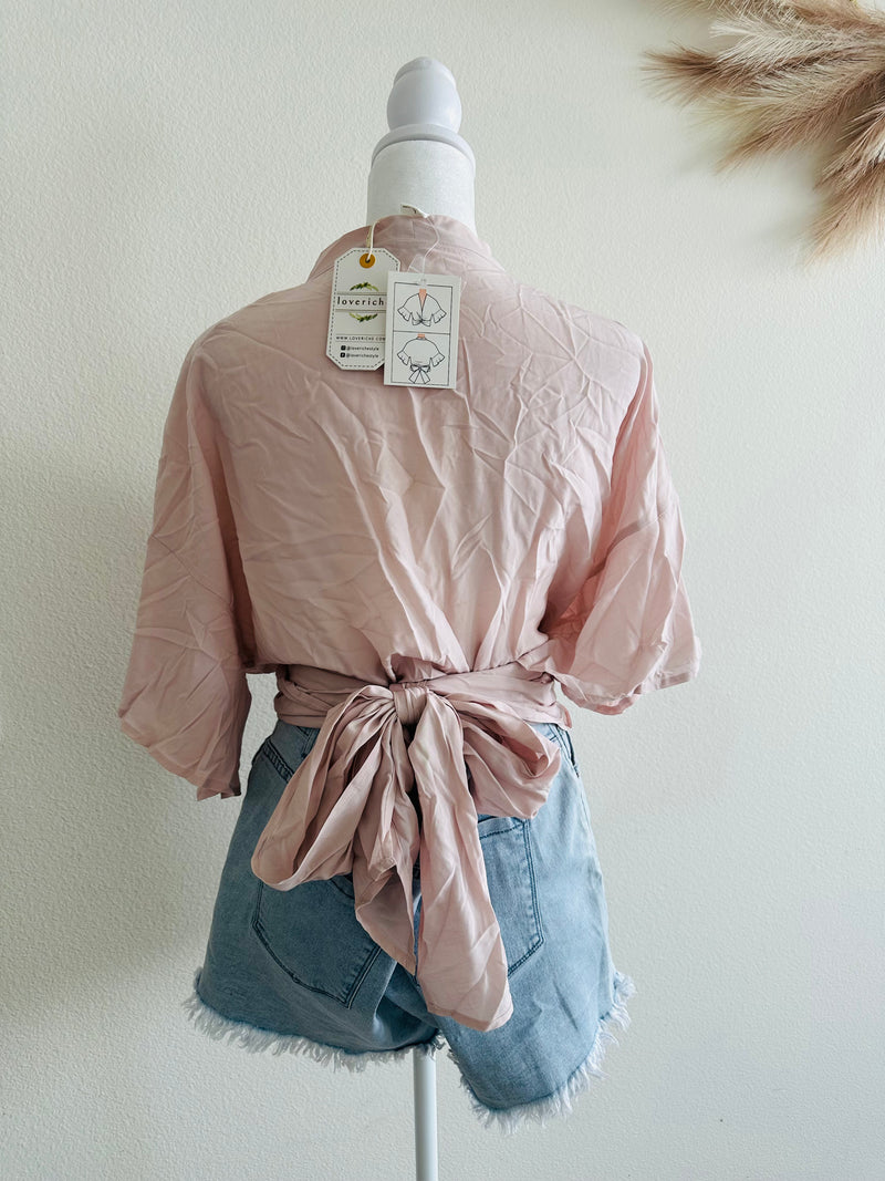 LOVE RICHE CONVERTIBLE TIE TOP