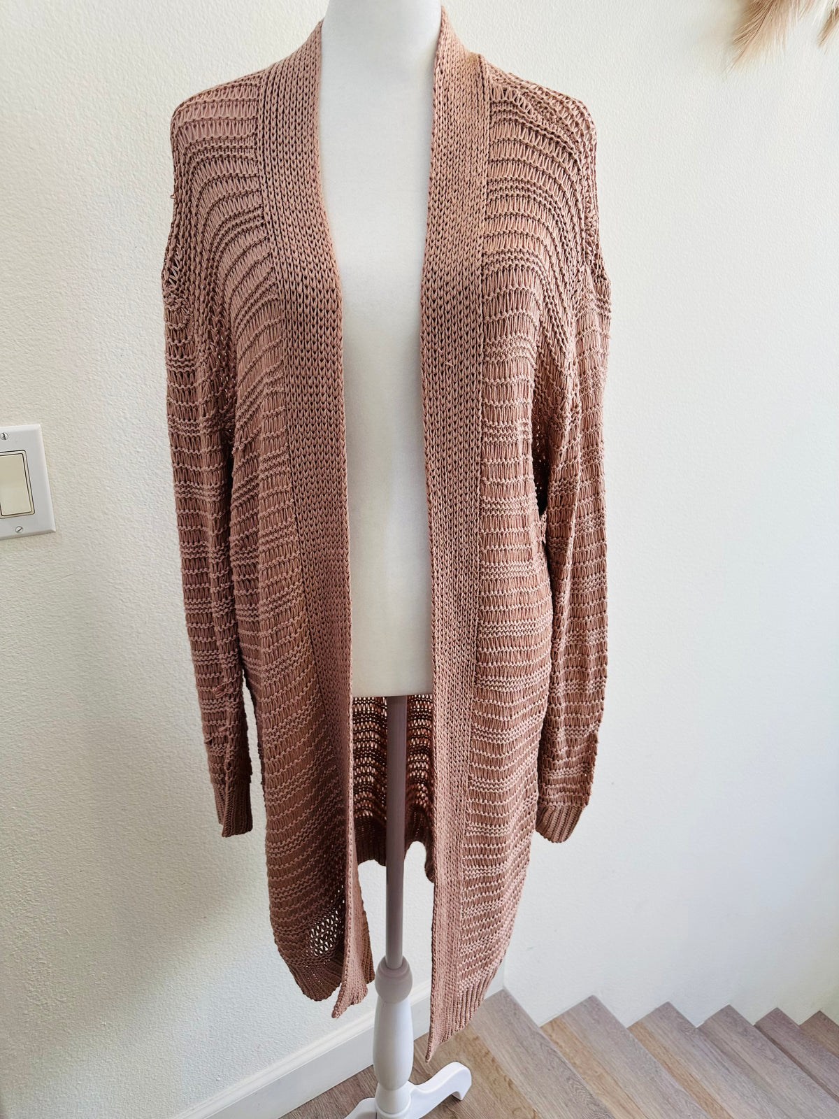 BOHO CROCHET LONG CARDIGANS