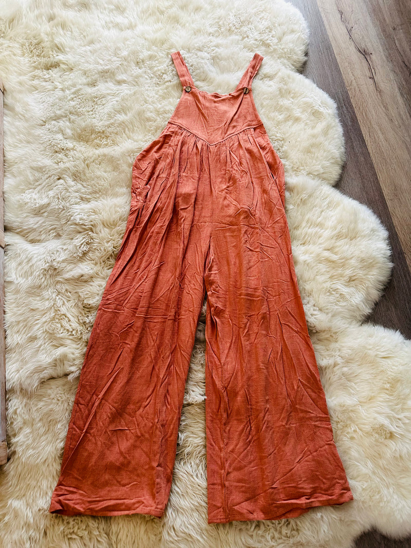 KORI LINEN OVERALLS