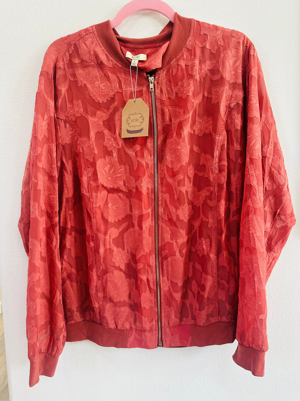 KORI LACE BOMBER JACKET