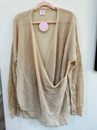 WANNA B CRISS CROSS THIN SWEATER