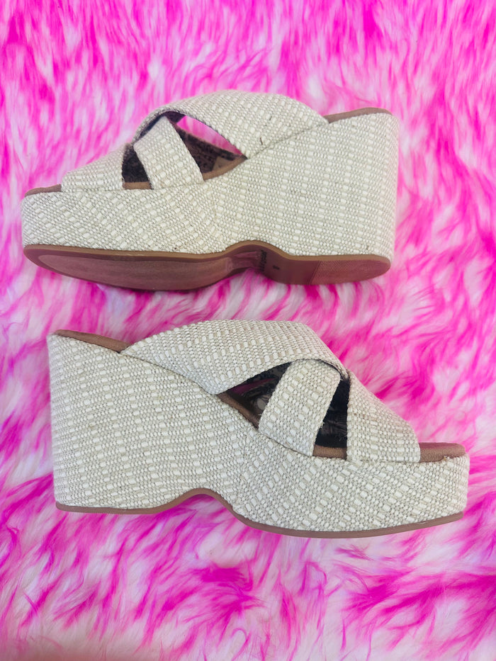 Band of gypsy wedge sandals