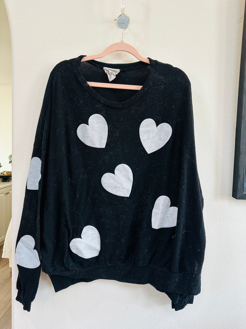 FANTASTIC FAWN HEART SWEATER