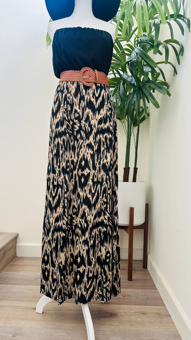 WILD ABOUT YOU TUBE DRESS WITH BELT