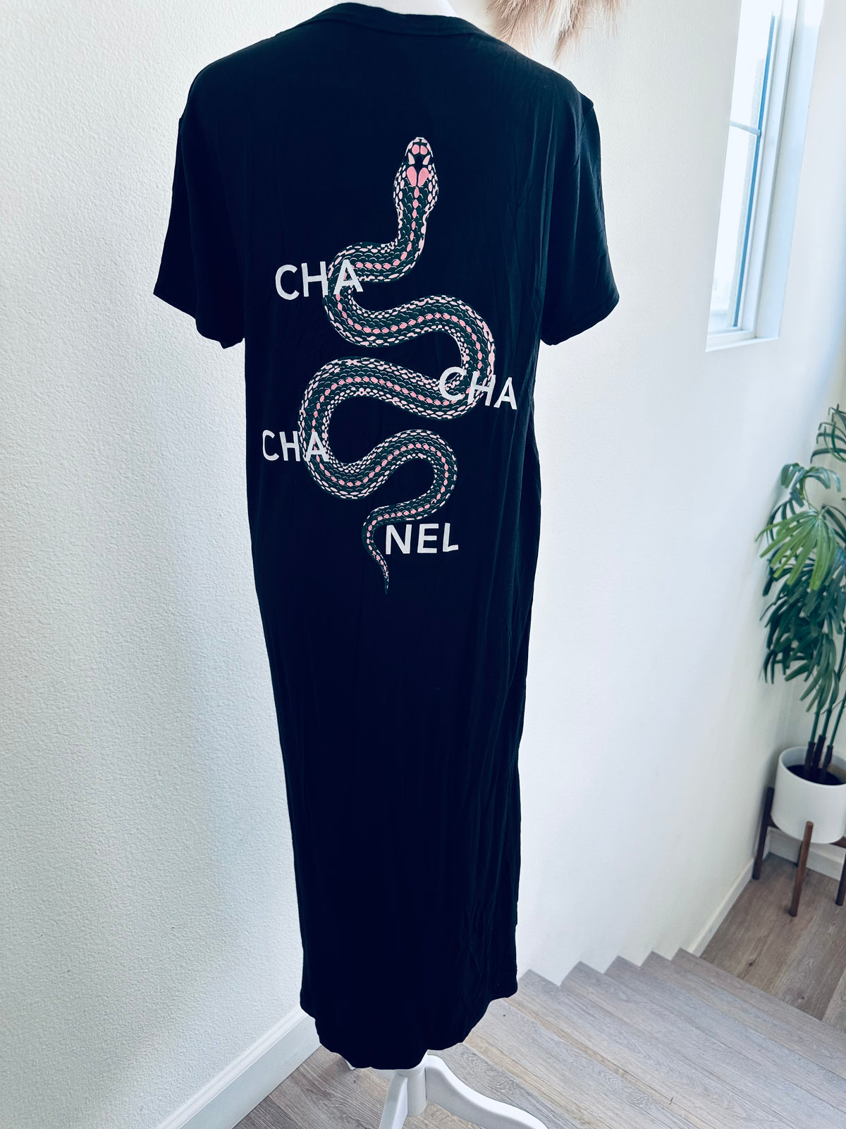 LA/TC CHA CHA NEL T-SHIRT DRESS