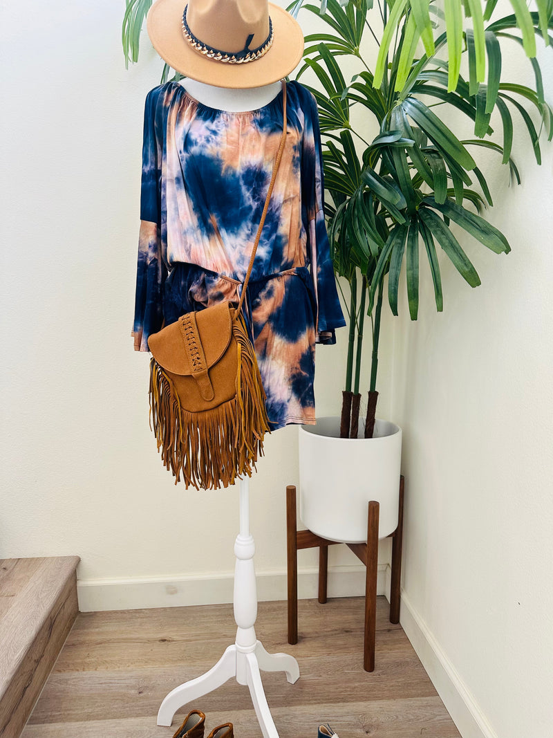 LINE UP TYE DYE ROMPER