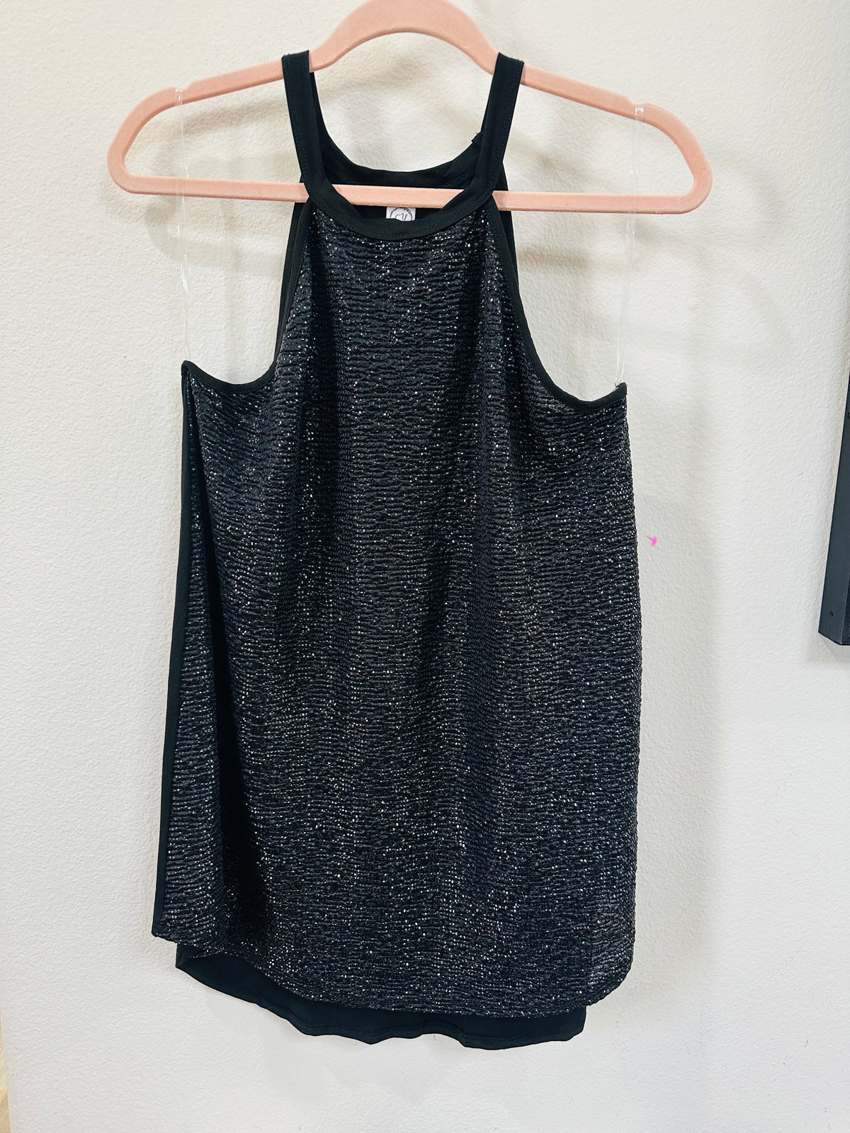 CY SHIMMER LIGHTS RACER BACK TANK