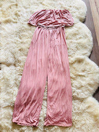 TUBE TOP JUMPSUIT
