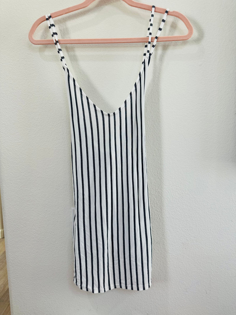 STRIPED BOW TOE TANK