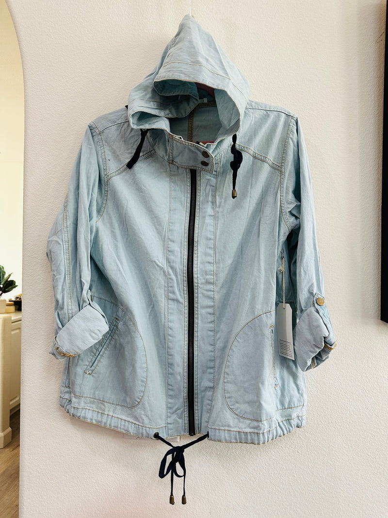 BLU PEPPER THIN JEAN WINDBREAKER JACKET