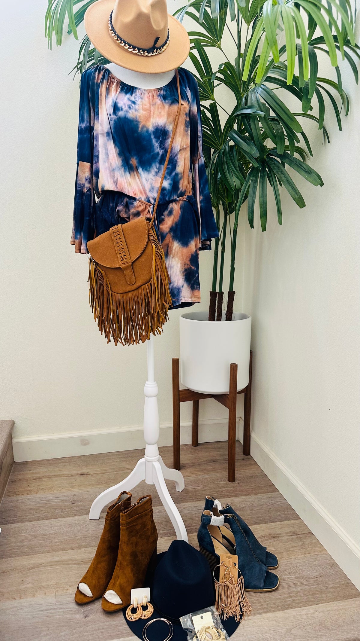 LINE UP TYE DYE ROMPER