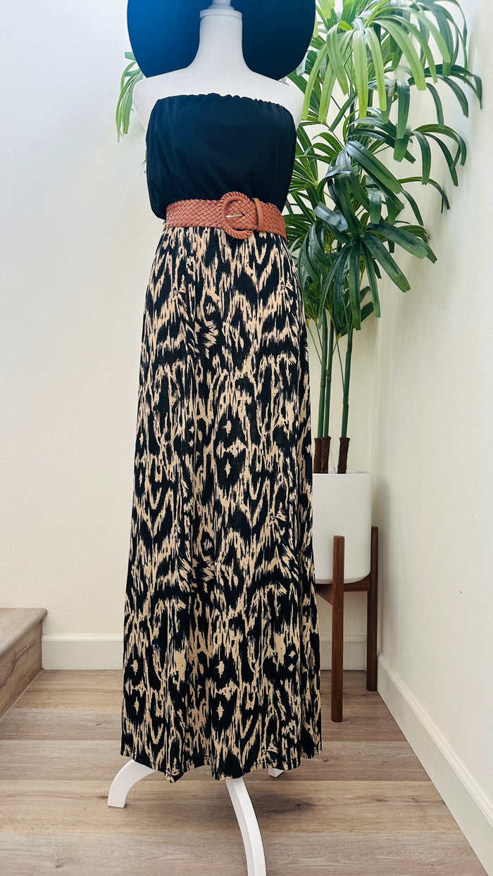 WILD ABOUT YOU TUBE DRESS WITH BELT
