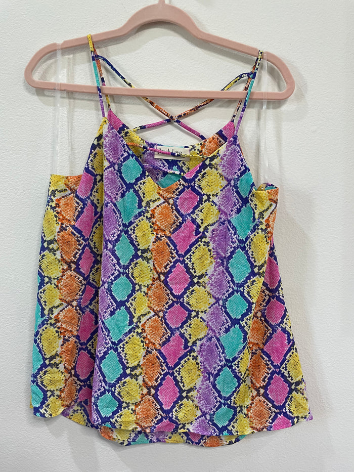 PEACH LOVE STRAPPY TANK