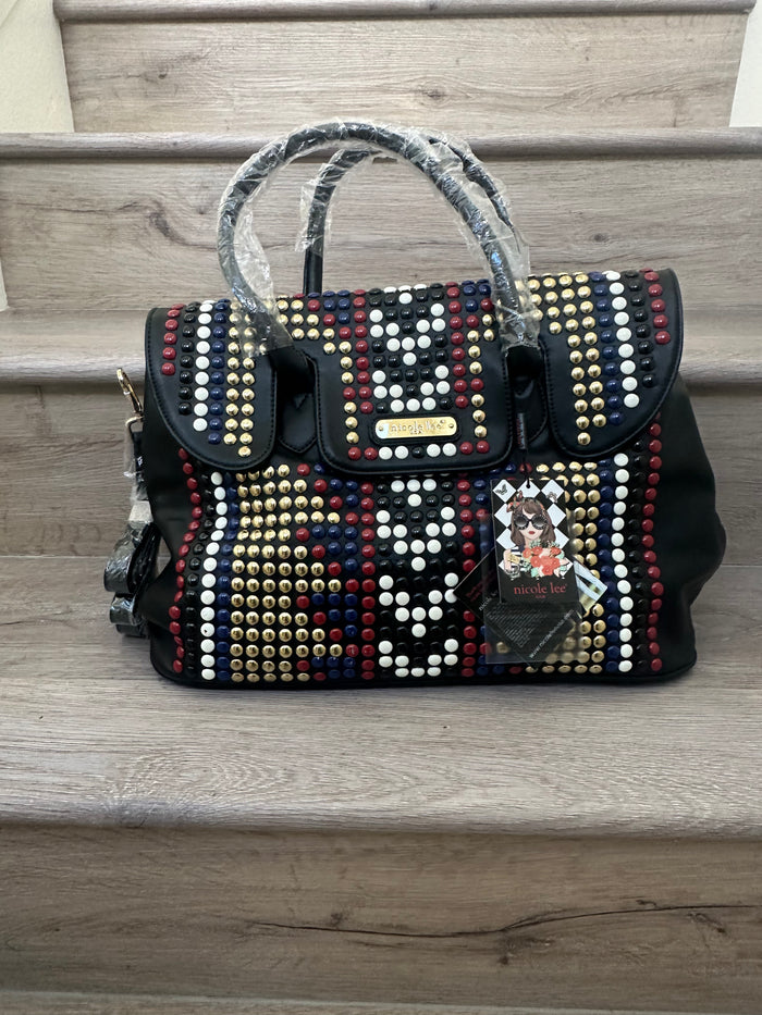 NICOLE LEE BEADED HANDBAG/SATCHEL