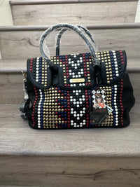 NICOLE LEE BEADED HANDBAG/SATCHEL