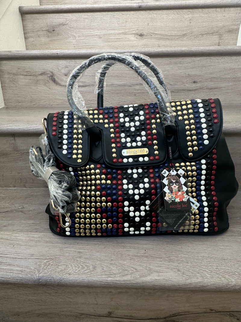 NICOLE LEE BEADED HANDBAG/SATCHEL