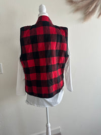 HOPE IS EVERYTHING RED BUFFALO VEST
