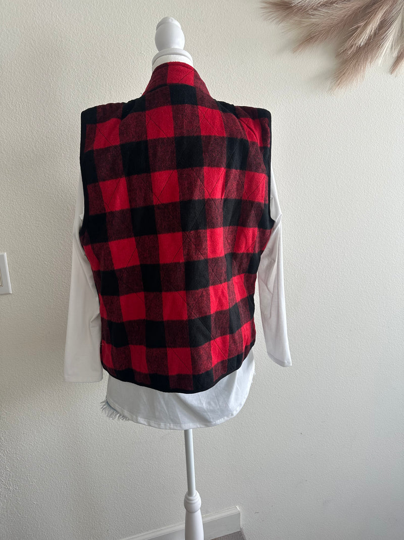 HOPE IS EVERYTHING RED BUFFALO VEST