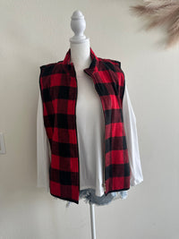 HOPE IS EVERYTHING RED BUFFALO VEST