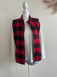 HOPE IS EVERYTHING RED BUFFALO VEST