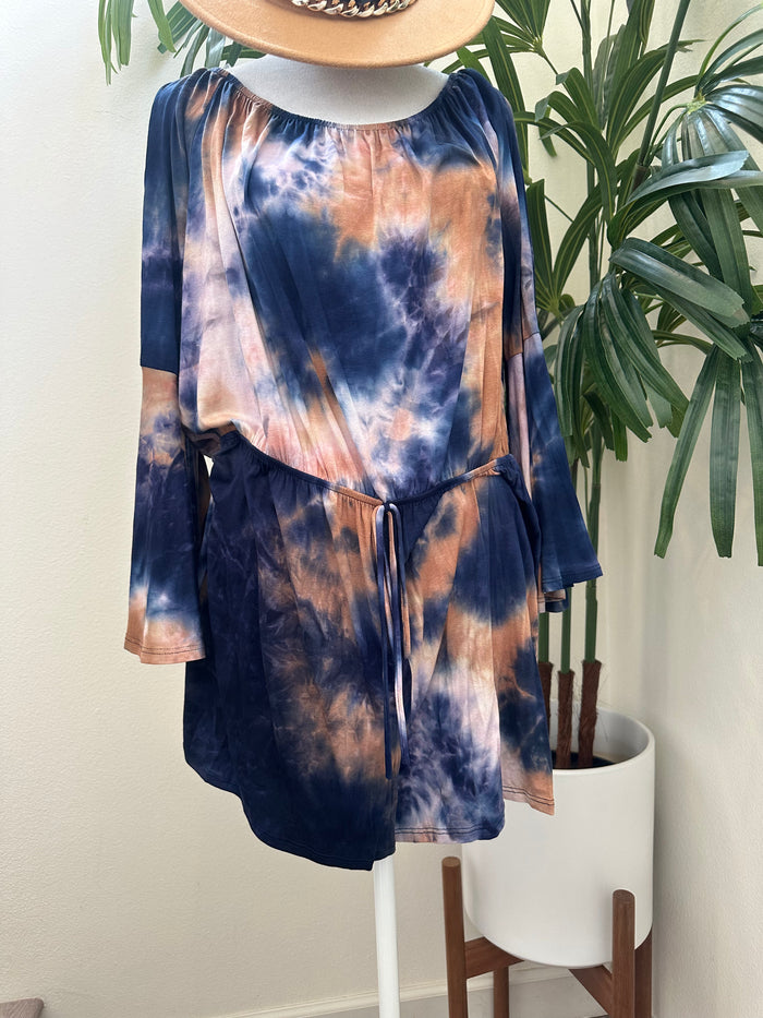 LINE UP TYE DYE ROMPER