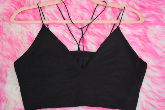 BLACK STRAP DETAIL BANDEAU