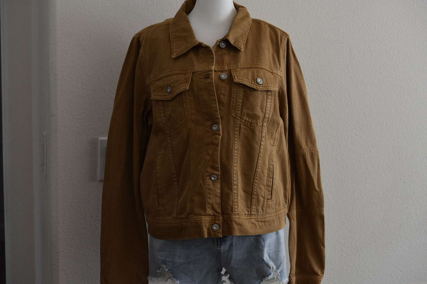 FREE PEOPLE CAMEL JEAN JACKET