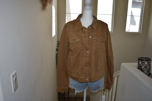 FREE PEOPLE CAMEL JEAN JACKET