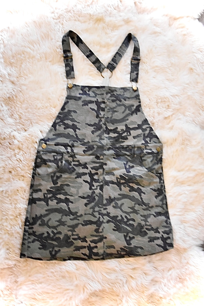 OVERALL SKIRT ROMPER