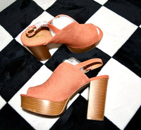 QUPID CORAL OPEN TOE SLING BACK