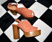 QUPID CORAL OPEN TOE SLING BACK