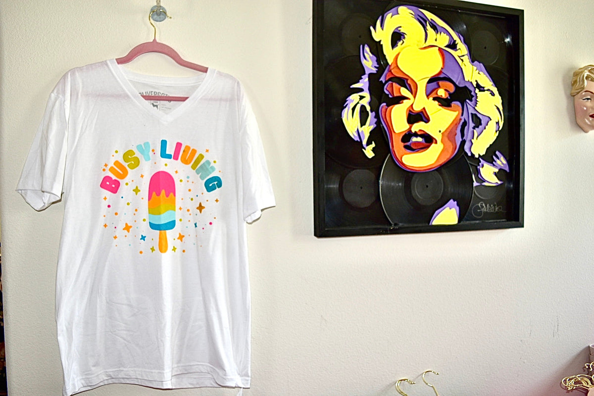 BUSY LIVING NEON GRAPHIC TEE