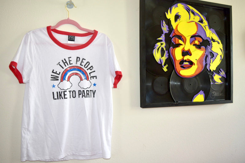 MODERN LUX WE THE PEOPLE PARTY TEE XXL. FITS LIKE L/XL